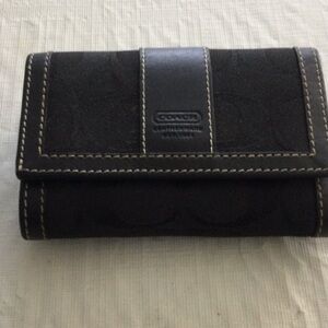 Coach Black Wallet